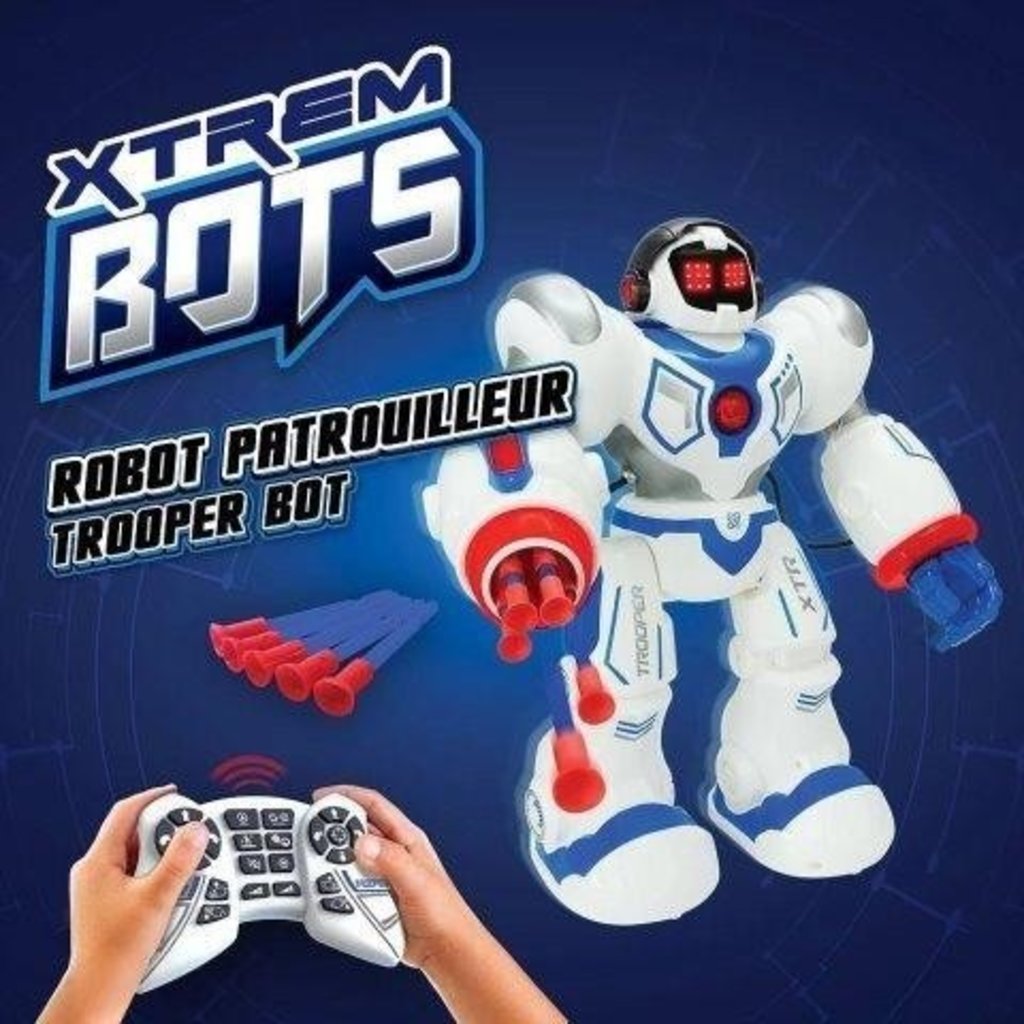 Robot Xtrem Bots Rc Grand T L Guid Sur La Terre